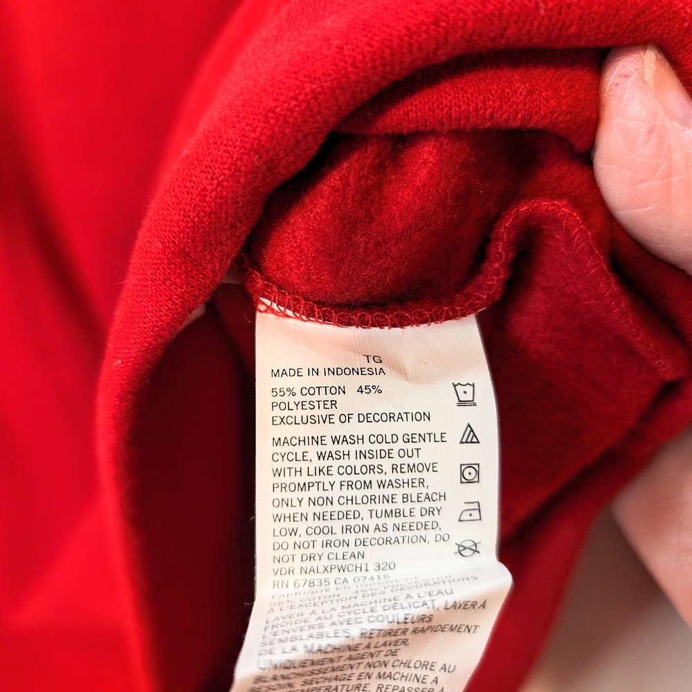Nautica‎ men's Red blue pullover size XL quarter zip nwt - Picture 5 of 9